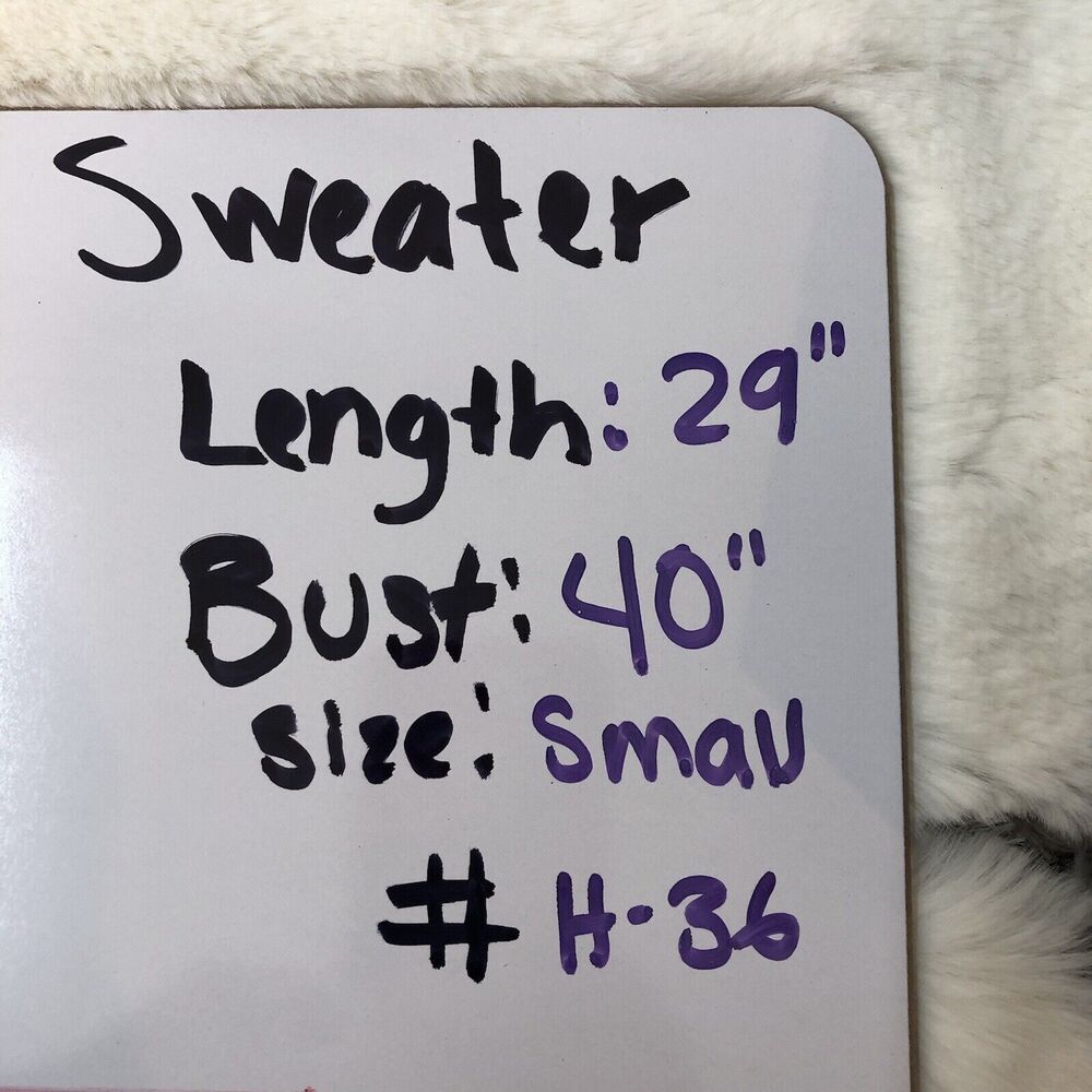 NEW SIMPLY COUTURE Sweater Small Brown - Picture 4 of 8